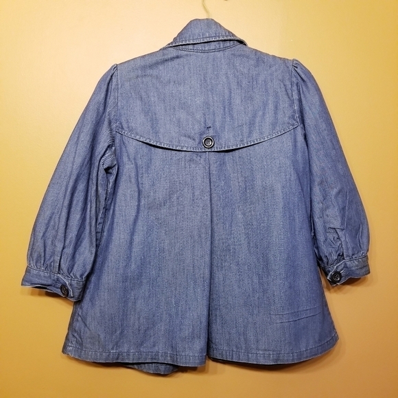 H&M | Women's Denim Peplum Style Jacket (US Size 8) - Picture 9 of 10